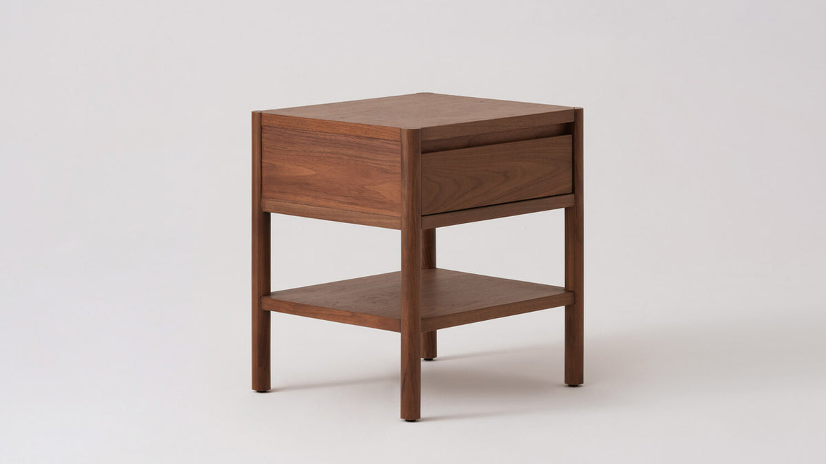 Monarch Single Drawer Nightstand – Walnut – view 2
