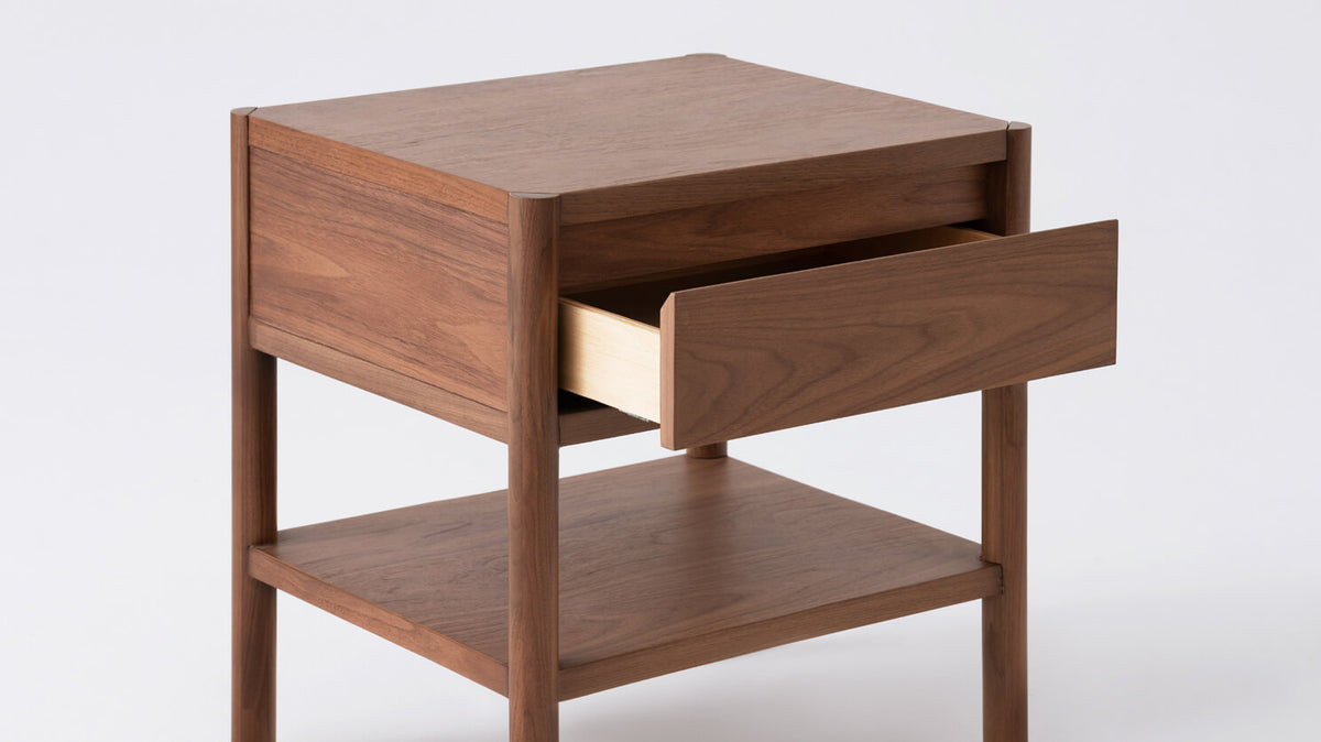 Monarch Single Drawer Nightstand – Walnut – view 4