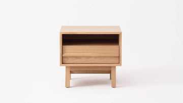 Marcel Open Shelf Nightstand – Oak
