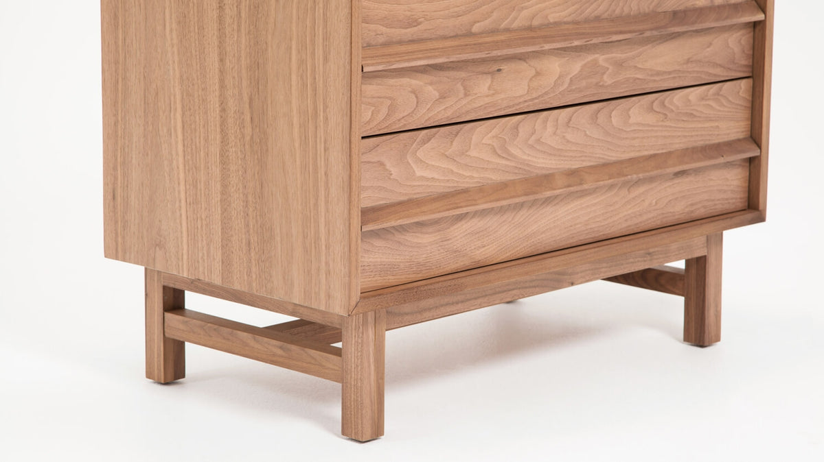 Marcel Single Dresser – Walnut – view 4