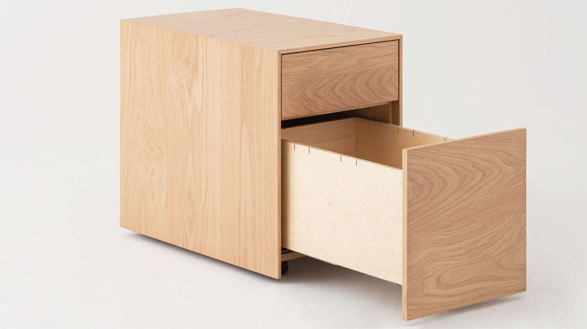 Kendall Pedestal – Oak – view 3