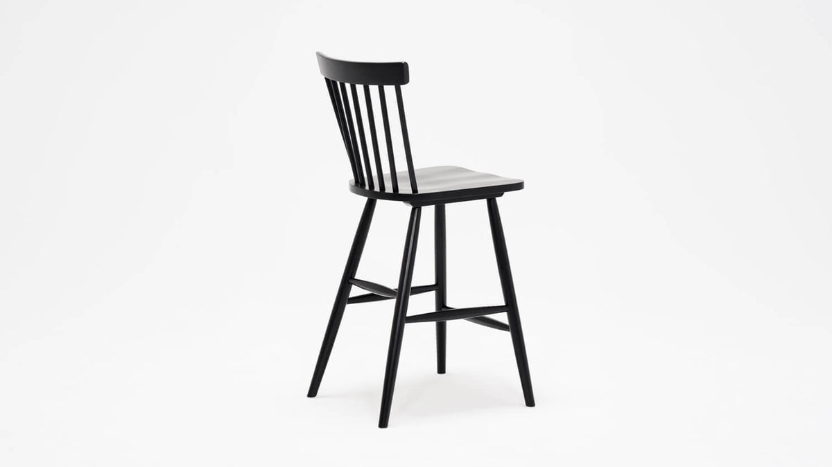 Lyla Side Counter Stool – Black – view 3