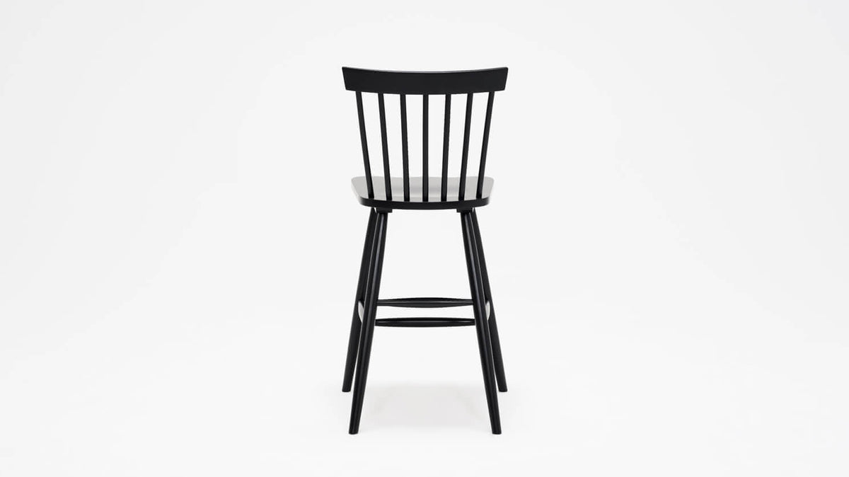 Lyla Side Counter Stool – Black – view 4