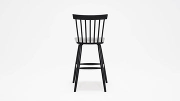 Lyla Side Counter Stool – Black – view 4