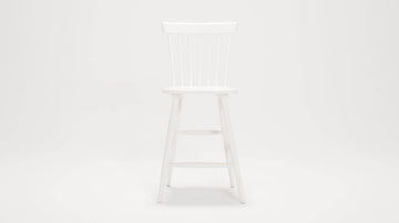 Lyla Side Counter Stool – White