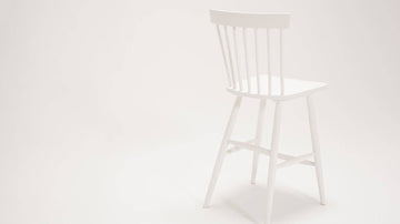Lyla Side Counter Stool – White – view 5