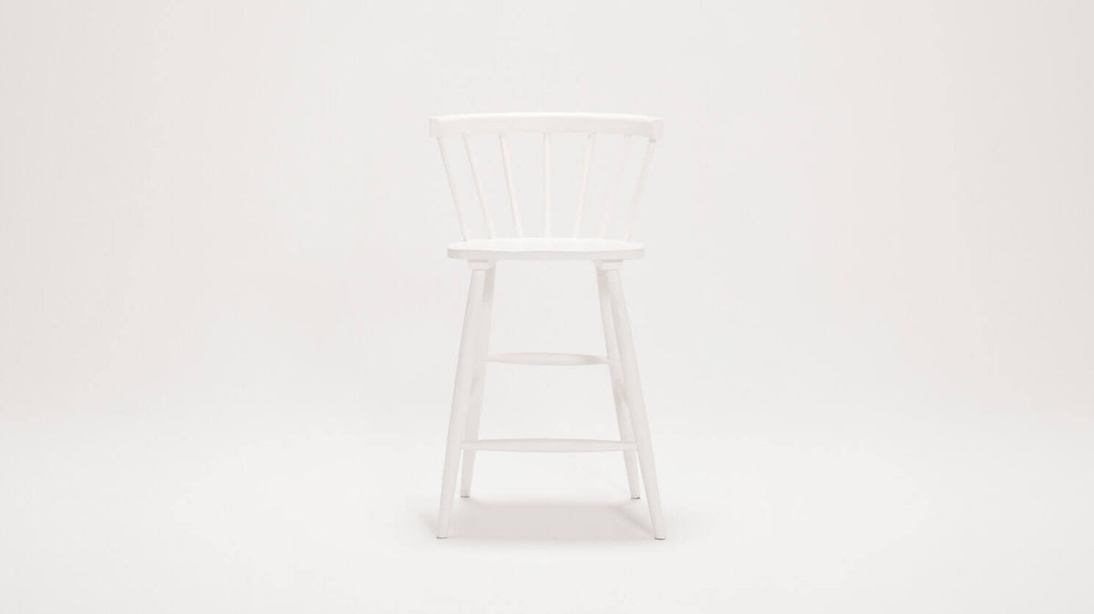 Lyla Arm Counter Stool – White