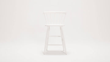 Lyla Arm Counter Stool – White