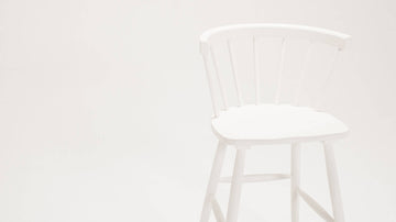 Lyla Arm Counter Stool – White – view 5