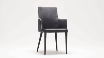Valentin Armchair – Dark Grey – view 2