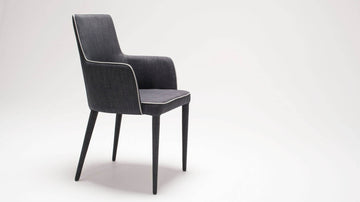 Valentin Armchair – Dark Grey – view 3