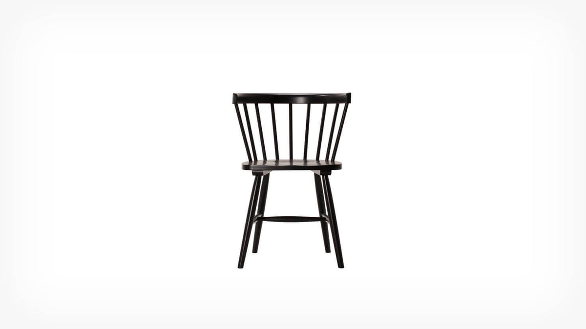 Lyla Armchair – Black Rubberwood