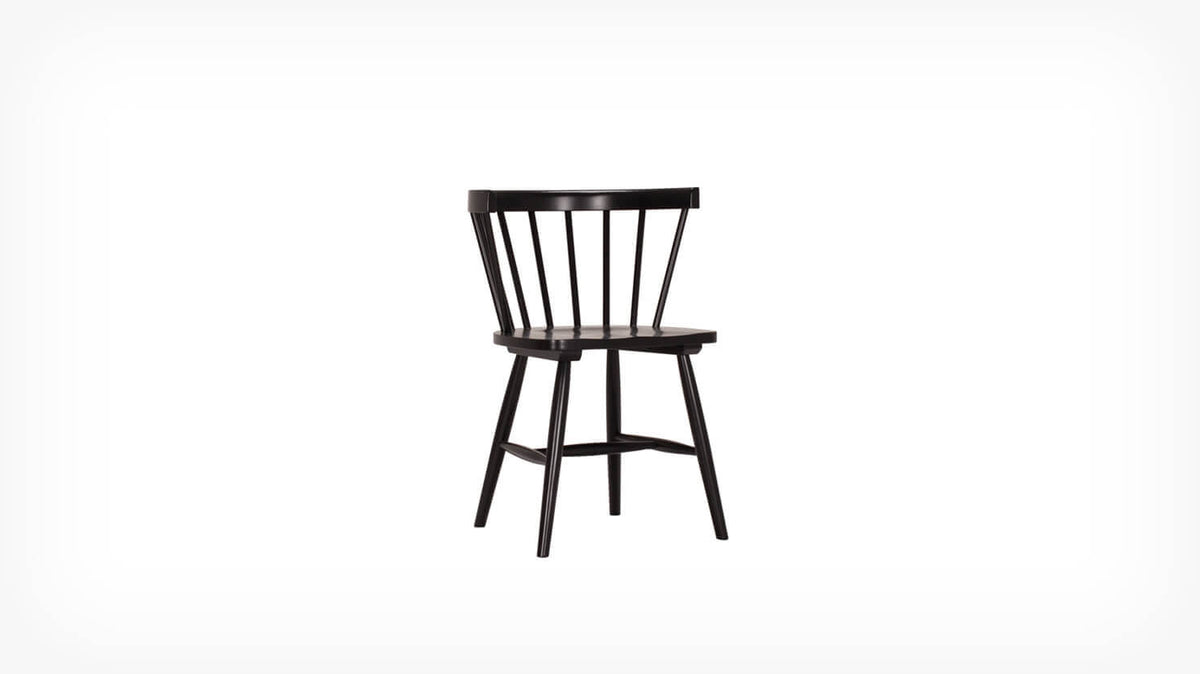 Lyla Armchair – Black Rubberwood – view 2