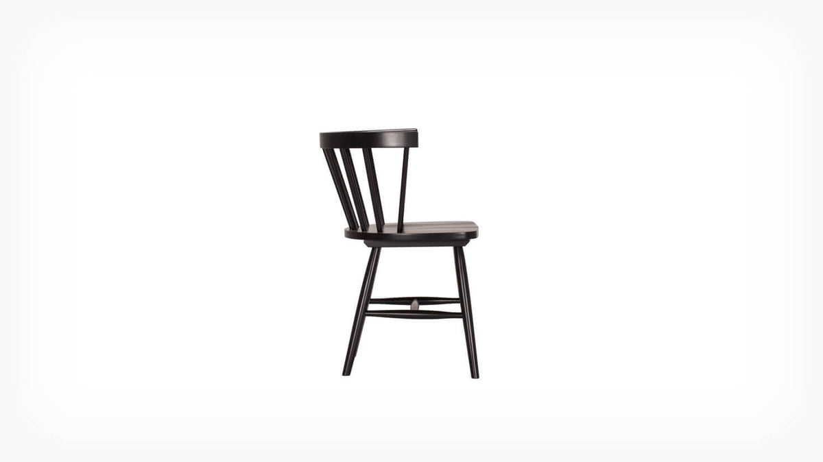 Lyla Armchair – Black Rubberwood – view 3