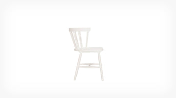 Lyla Armchair – White Rubberwood – view 3