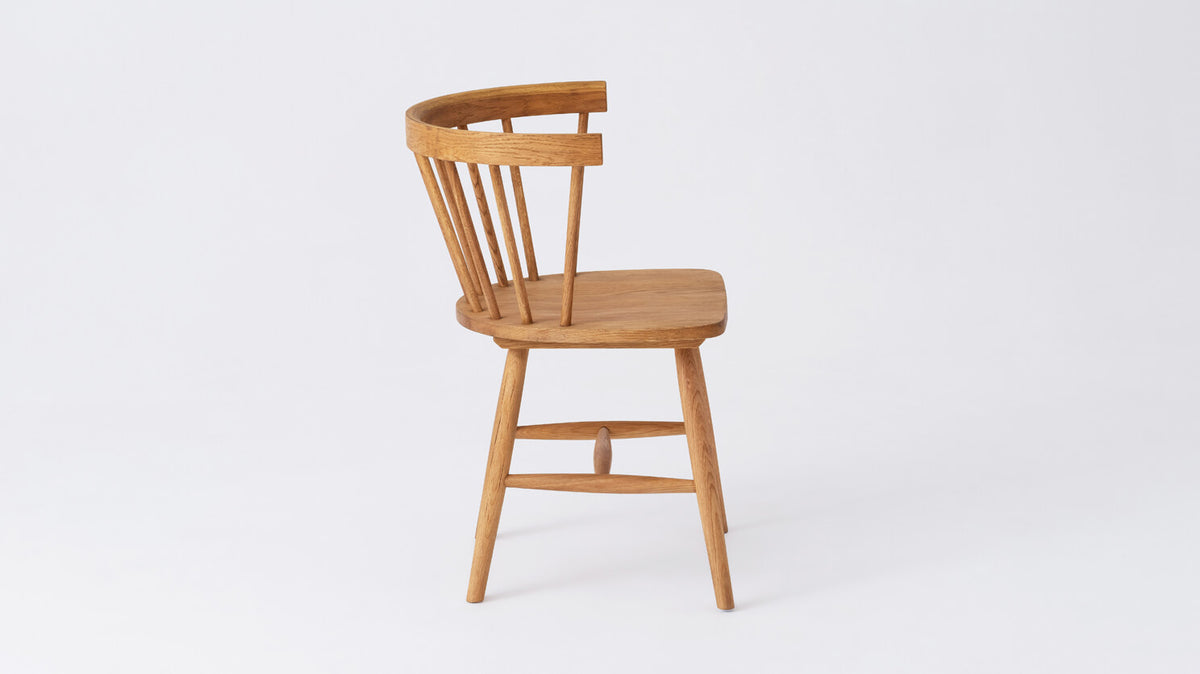 Lyla Armchair – Solid Oak – view 2