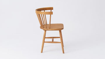 Lyla Armchair – Solid Oak – view 2