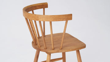 Lyla Armchair – Solid Oak – view 4