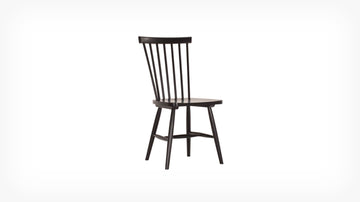 Lyla Side Chair – Black Rubberwood – view 3