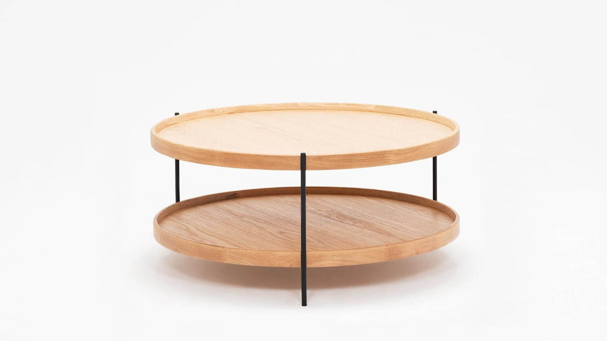 Sage Round Coffee Table – Small / Oak