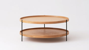 Sage Round Coffee Table – Large / Oak