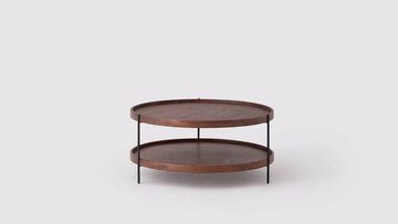 Sage Round Coffee Table – Small / Walnut