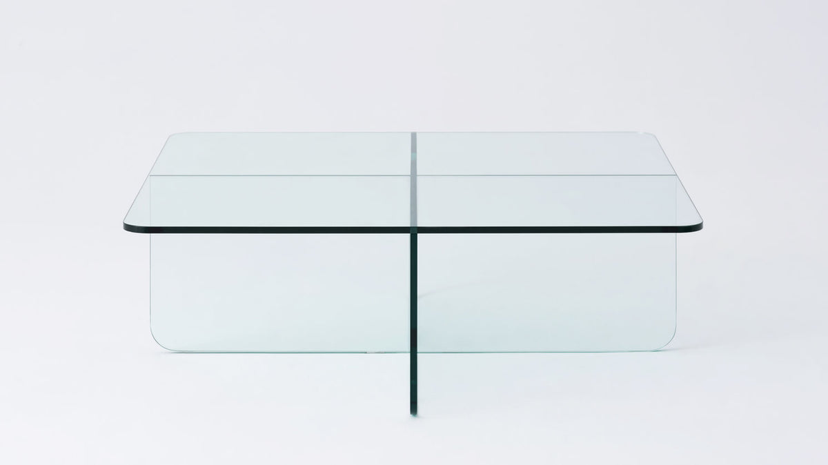 Verre Square Coffee Table – Clear