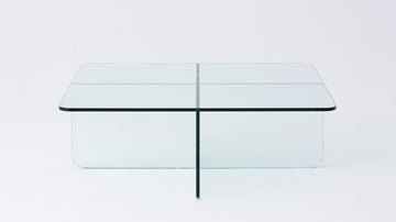 Verre Square Coffee Table – Clear