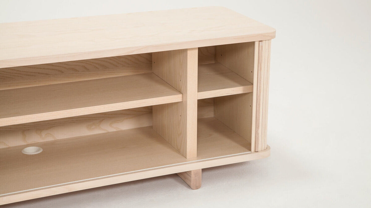 Tambour 86" Credenza – Ash – view 5