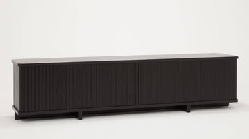 Tambour 86" Credenza – Black – view 2