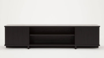 Tambour 86" Credenza – Black – view 3