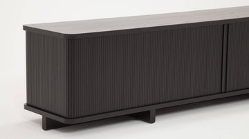 Tambour 86" Credenza – Black – view 4