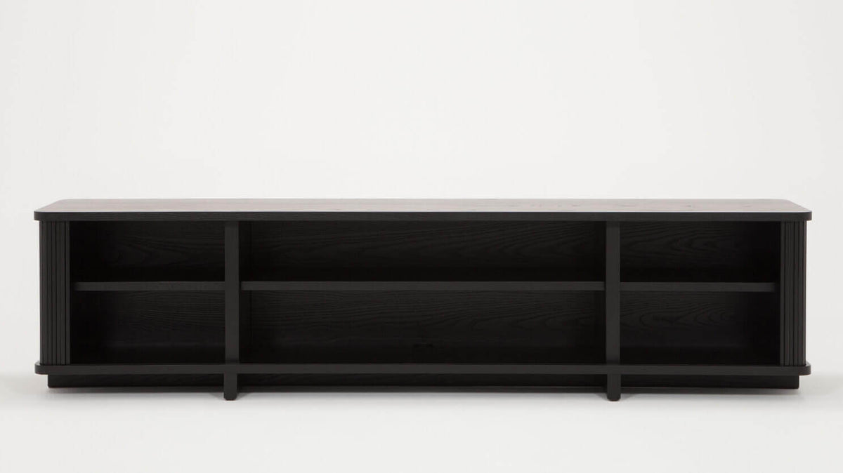 Tambour 86" Credenza – Black – view 7