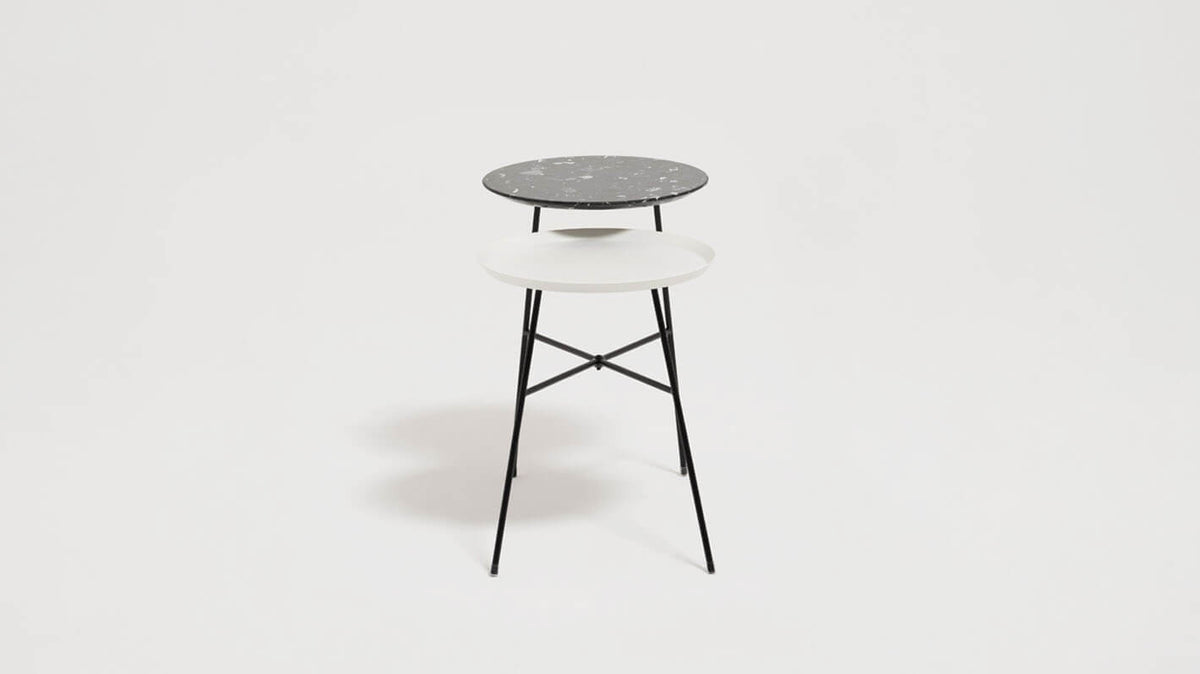 Peggy Side Table – Quartz – view 2