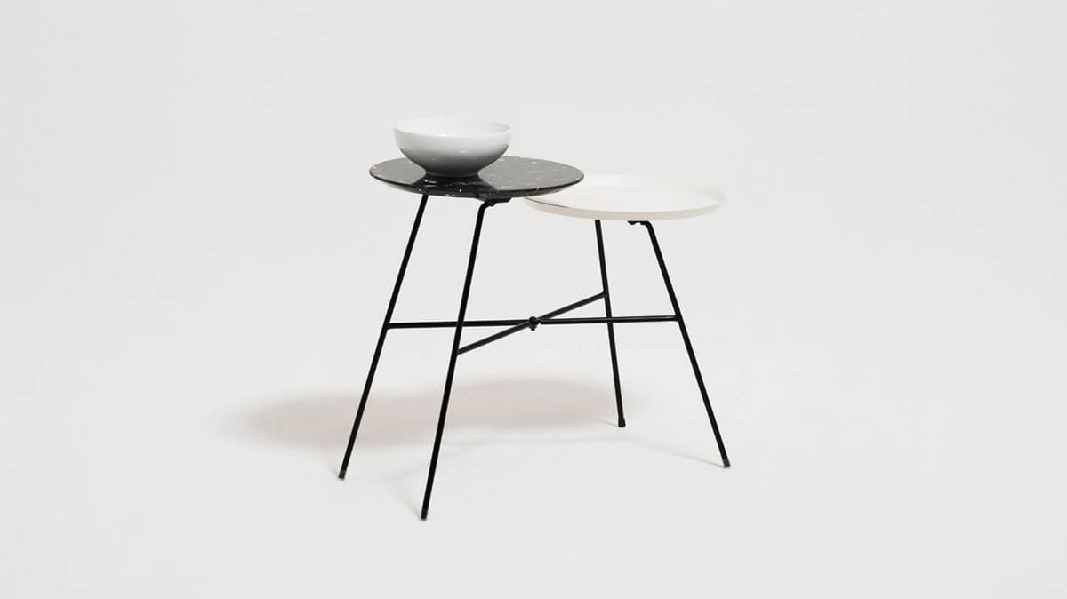 Peggy Side Table – Quartz – view 3