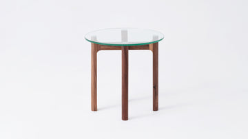Place Round End Table – Walnut – view 2