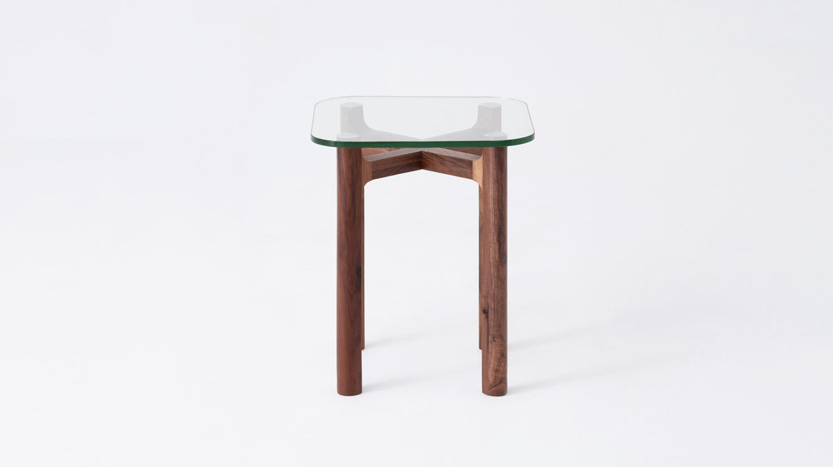 Place Square End Table – Walnut