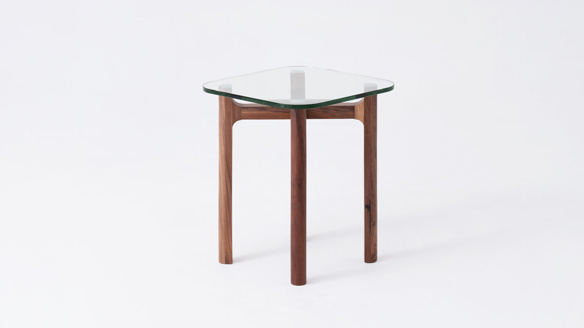 Place Square End Table – Walnut – view 2
