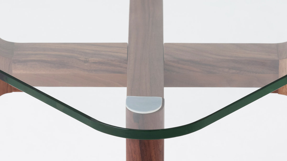 Place Square End Table – Walnut – view 3
