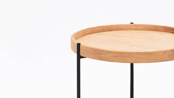 Sage End Table – Oak – view 2