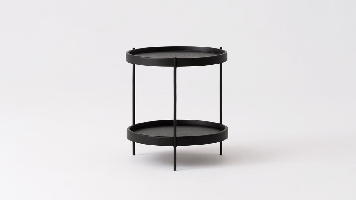 Sage End Table – Black Oak – view 2