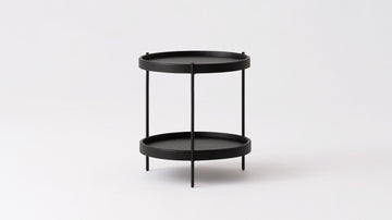 Sage End Table – Black Oak – view 2