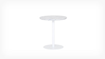 Simone End Table – White Marble