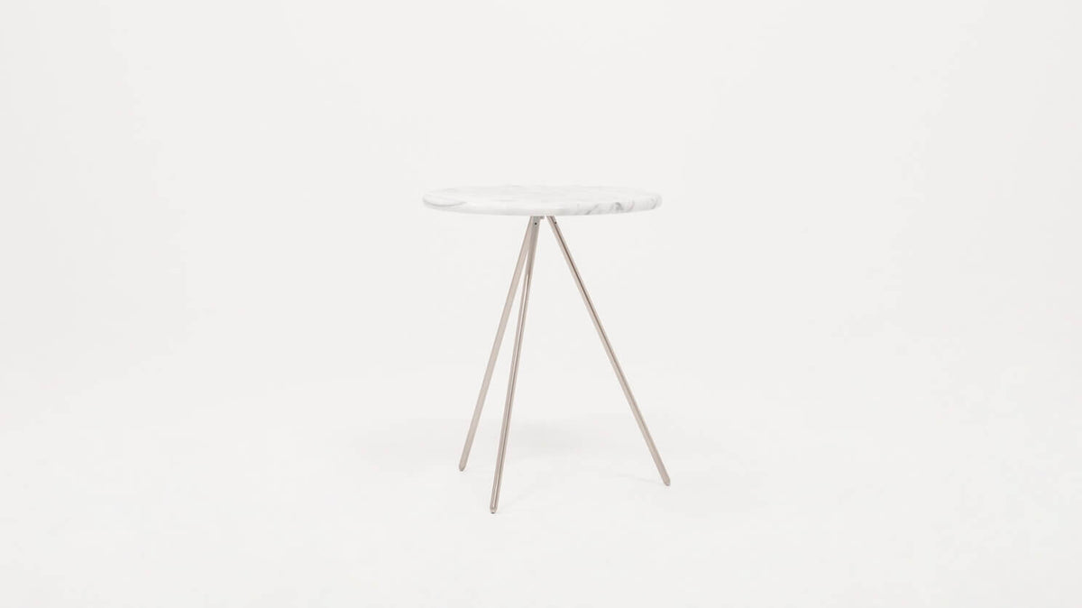 Taaj End Table – Marble Top