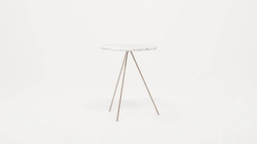 Taaj End Table – Marble Top