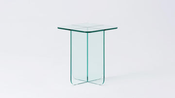 Verre End Table – Clear – view 2