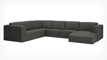Morten 6-Piece Sectional Sofa with Chaise