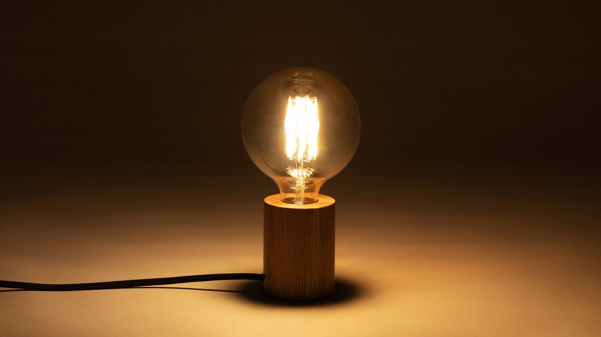 Lucy Table Lamp – Oak – view 2