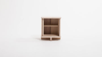 Tambour End Table – Ash – view 2