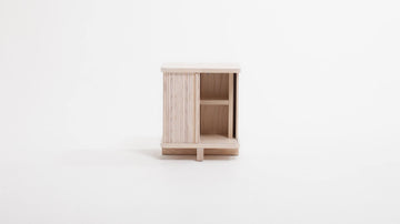 Tambour End Table – Ash – view 3